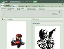 Tablet Screenshot of maczim.deviantart.com