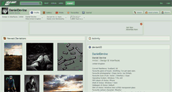Desktop Screenshot of danieldevine.deviantart.com