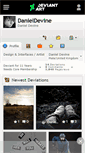 Mobile Screenshot of danieldevine.deviantart.com