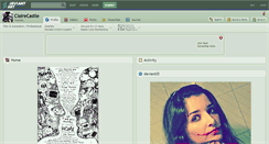 Desktop Screenshot of clairecastle.deviantart.com