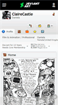 Mobile Screenshot of clairecastle.deviantart.com