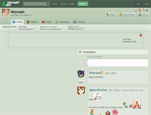 Tablet Screenshot of neyveah.deviantart.com
