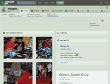 Tablet Screenshot of neogeta.deviantart.com
