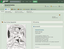Tablet Screenshot of genericcomics.deviantart.com