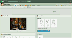 Desktop Screenshot of madeworld.deviantart.com