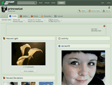 Tablet Screenshot of primroselust.deviantart.com