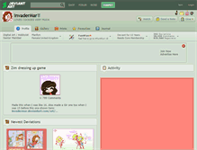 Tablet Screenshot of invadermar.deviantart.com