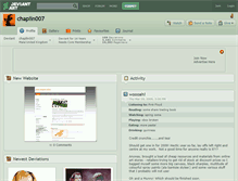 Tablet Screenshot of chaplin007.deviantart.com