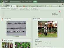 Tablet Screenshot of erique.deviantart.com