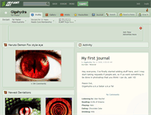 Tablet Screenshot of gigahydra.deviantart.com