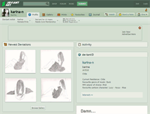 Tablet Screenshot of karina-n.deviantart.com