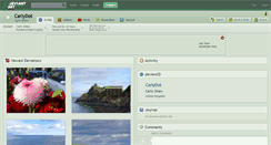 Desktop Screenshot of carlydot.deviantart.com