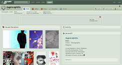 Desktop Screenshot of magicknightdiz.deviantart.com