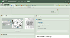 Desktop Screenshot of duodesign.deviantart.com