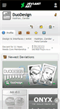 Mobile Screenshot of duodesign.deviantart.com