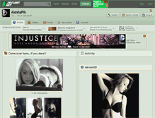 Tablet Screenshot of alexiapik.deviantart.com