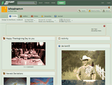Tablet Screenshot of lehoainamvn.deviantart.com