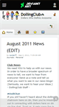 Mobile Screenshot of dollingclub.deviantart.com