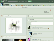 Tablet Screenshot of pachovski.deviantart.com