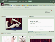 Tablet Screenshot of convertor.deviantart.com