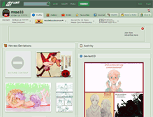 Tablet Screenshot of muse33.deviantart.com