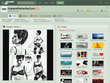 Tablet Screenshot of grahamphisherdotcom.deviantart.com