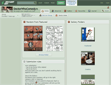 Tablet Screenshot of doctorwhocomedy.deviantart.com