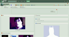 Desktop Screenshot of greengods.deviantart.com