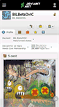 Mobile Screenshot of bilbetsovic.deviantart.com