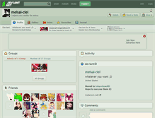 Tablet Screenshot of meisai-ciel.deviantart.com
