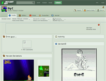 Tablet Screenshot of big-e.deviantart.com