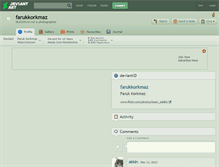 Tablet Screenshot of farukkorkmaz.deviantart.com