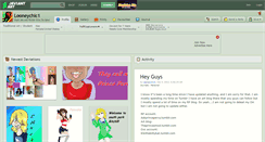 Desktop Screenshot of looneychic1.deviantart.com