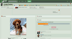 Desktop Screenshot of cynderthedark.deviantart.com