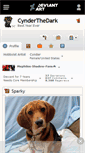 Mobile Screenshot of cynderthedark.deviantart.com