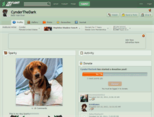 Tablet Screenshot of cynderthedark.deviantart.com