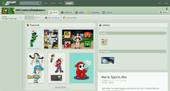 Desktop Screenshot of mkcreaturedatabase.deviantart.com