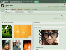 Tablet Screenshot of i-nomz-you.deviantart.com