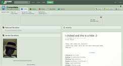 Desktop Screenshot of cronaxmaka.deviantart.com