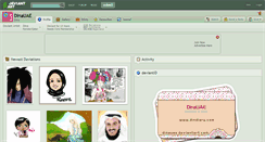 Desktop Screenshot of dinauae.deviantart.com