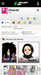 Mobile Screenshot of dinauae.deviantart.com