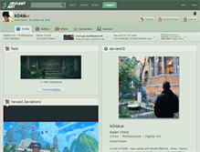 Tablet Screenshot of k04sk.deviantart.com