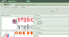 Desktop Screenshot of danstosich.deviantart.com