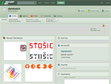 Tablet Screenshot of danstosich.deviantart.com