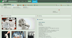 Desktop Screenshot of amor-azteca.deviantart.com
