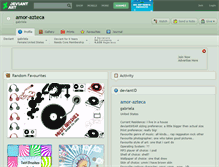 Tablet Screenshot of amor-azteca.deviantart.com