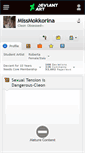Mobile Screenshot of missmokkorina.deviantart.com