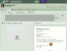 Tablet Screenshot of missmokkorina.deviantart.com