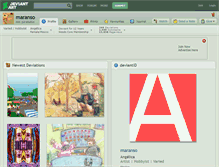 Tablet Screenshot of maranso.deviantart.com