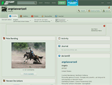 Tablet Screenshot of angelaswartzell.deviantart.com